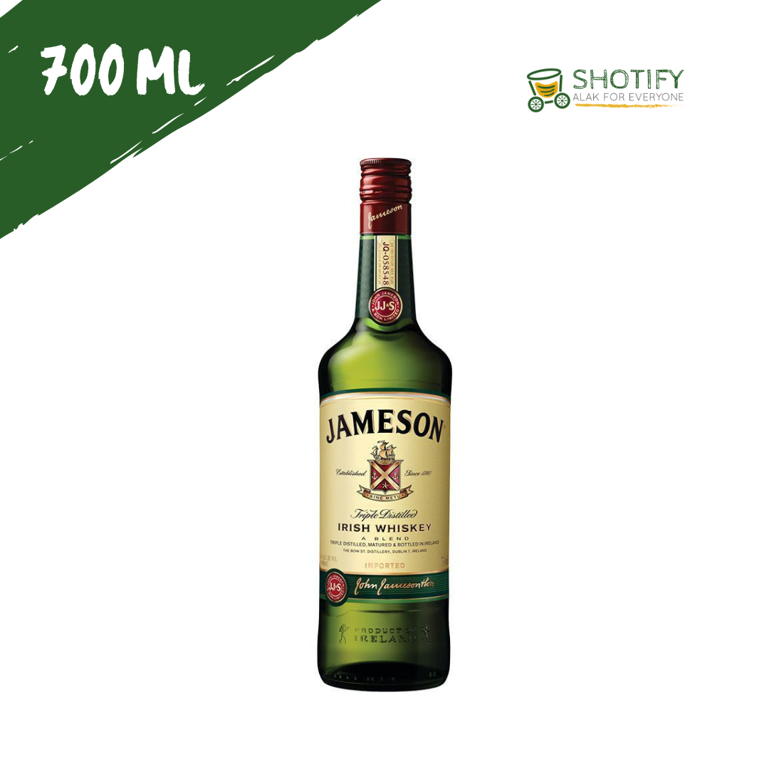 Jameson Irish Whiskey 700ml Shotify Online Liquor Delivery