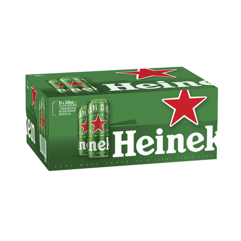 Heineken 330ml Can Case of 24