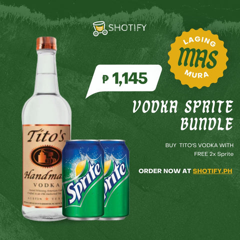 Tito's - 750ml | Handmade American Vodka w/ free 2x Sprite